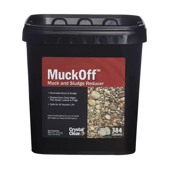 Airmax CrystalClear Muck-Off, Muck and Sludge Reducer, Off-White Powder 48 ct. | CCRCC04048