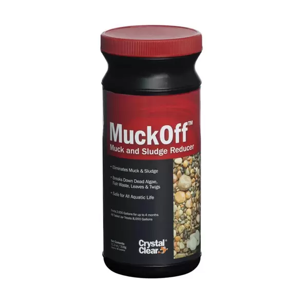 Airmax CrystalClear Muck-Off, Muck and Sludge Reducer, Off-White Powder 48 ct. | CCRCC04048