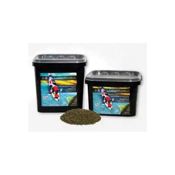 Airmax CrystalClear WheatGerm Koi Fish Food Pellets, 4.4 lb Bucket | CCRCC0534