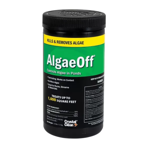 Airmax CrystalClear Algae-Off Granular Algaecide, White 25 lb | CCRCC07425