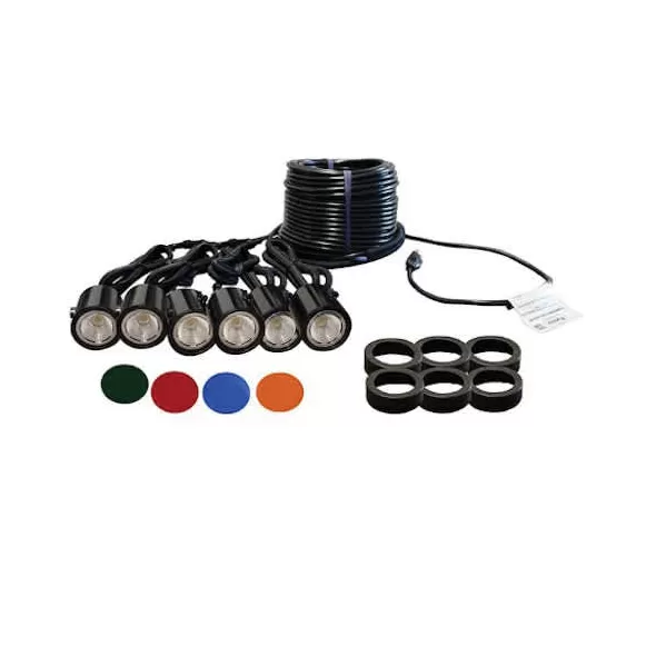 11 W 200' Classic White Composite For 2 to 5 hp Units and Kasco's J and VFX Fountains LED Composite Light Kit | KASLED6C11200