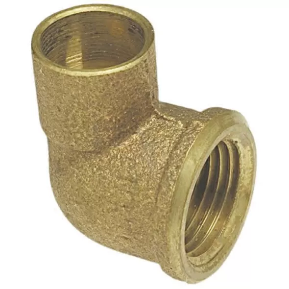 2" Solder Cup x FNPT Bronze 90 Degrees 707-3 Series Elbow | SFB90CF020