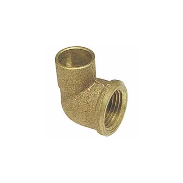 2" Solder Cup x FNPT Bronze 90 Degrees 707-3 Series Elbow | SFB90CF020