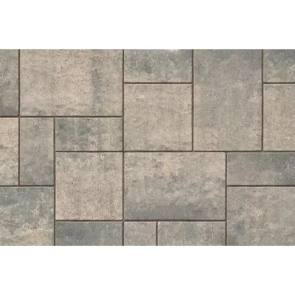 2-3/8" Bavarian Blend Smooth Laying Pattern 3-Piece Beacon Hill Random Bundle Paver | UNP0262M00628023
