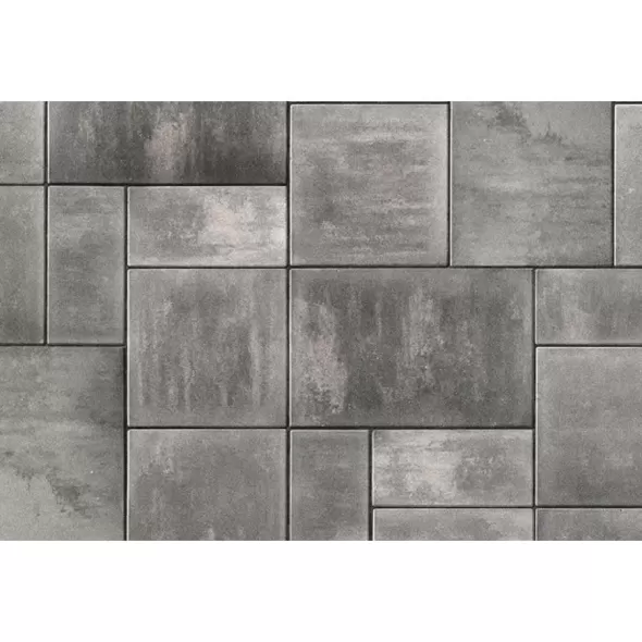 2-3/8" Bavarian Blend Smooth Laying Pattern 3-Piece Beacon Hill Random Bundle Paver | UNP0262M00628023