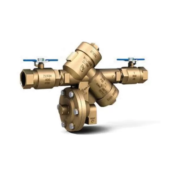 1" Female Threaded Cast Bronze 175 psi 975XL Series Reduced Pressure Principle with Union Ball Valve Backflow Preventer | WLK975XLU010