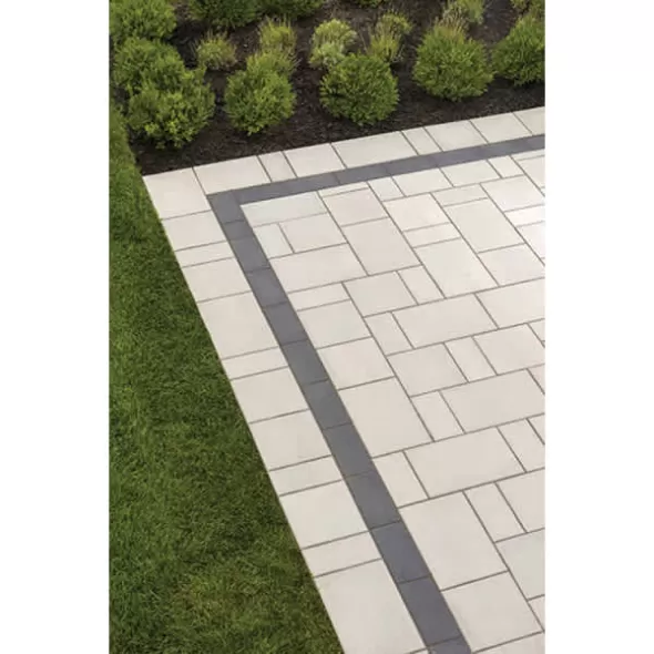 Techo-Bloc Blu 80mm Smooth Paver, Greyed Nickel, 3-Piece | 007605