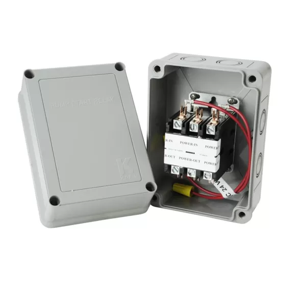 24 V Coil 3 hp at 110 V 10 hp at 220 V Pump Start Relay