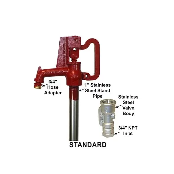 3/4" NPT x Hose Thread 44-1/2" C-1000 Series High Capacity Frost-Proof Yard Hydrant | MRHC7501