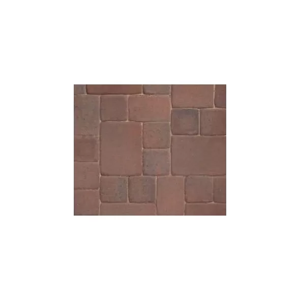 8-1/4" x 5-1/2" x 2-3/8" Positano Interlocking San Francisco Cobblestone Stone Paver | BAS100031280