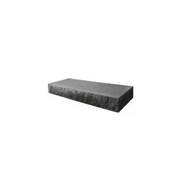 6" x 48" x 18" Charcoal Landings Step Unit | BEL16203371