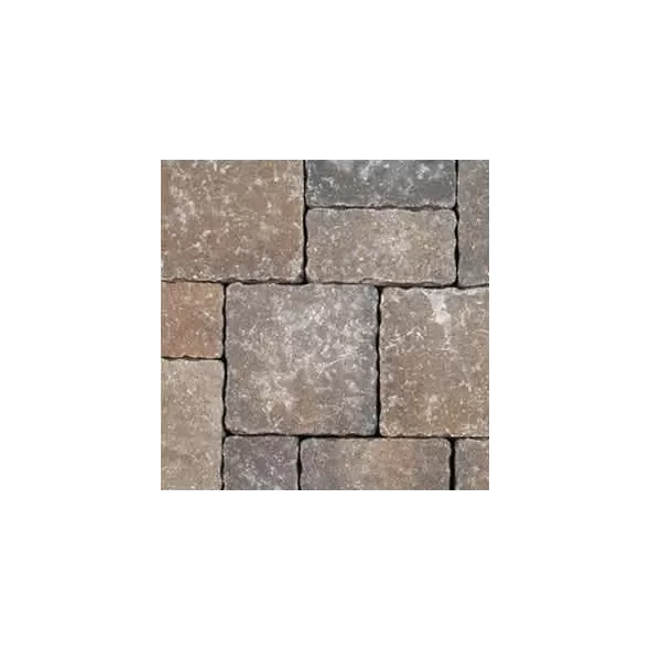 5" x 5" Small Square Sterling Gray Strassen Bavaria Stone Paver | BOR4BQ05