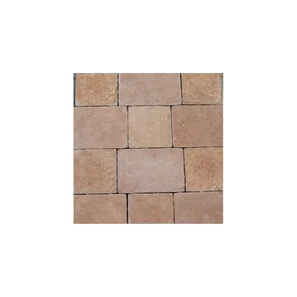 6" x 9" Rectangular Chamois Traditional Cobble Series Stone Paver | BOR4PC06