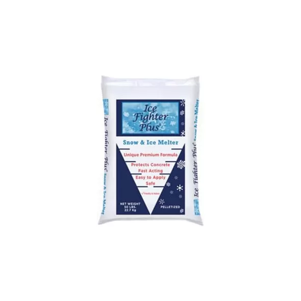 50 lb Bag Granular Blue/White Ice Melt | ICEFIGHTERBAG50