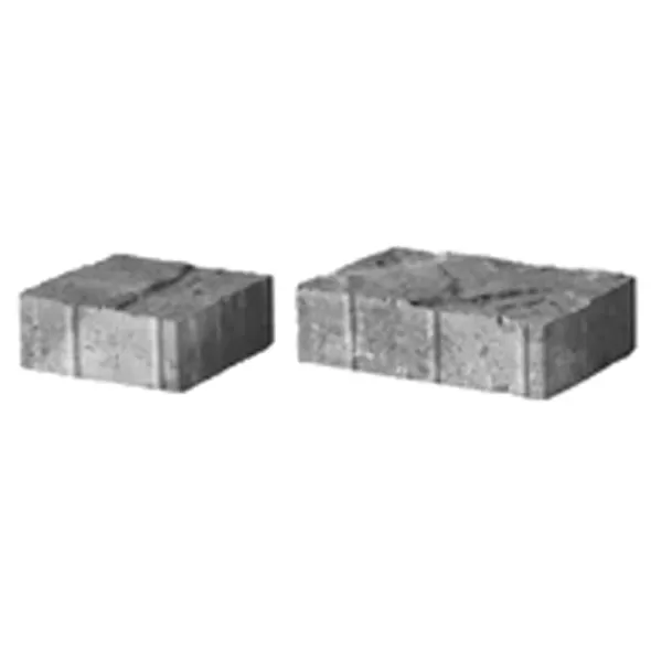 2-3/8" Buff Charcoal 2-Piece Combo Venetian Stone Paver | PAV26778TBCH
