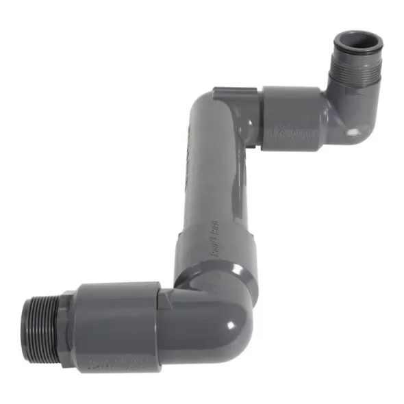 1-1/2" NPT x Acme 12" L Dark Gray Swing Joint | RBGSJ1215013