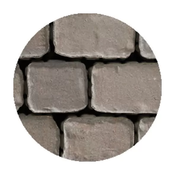 Techo-Bloc Paver, 2-3/8" Beve LED Textured 4-Pc Villagio | 000154