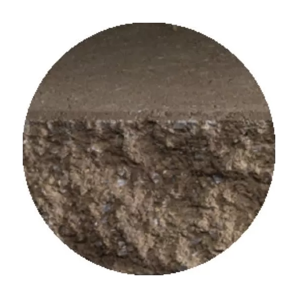 12-1/2" Chocolate Brown 3-Piece Double Sided Architectural Wall Cap |  000900