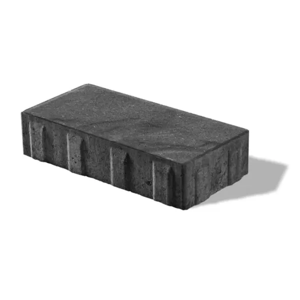 4-1/2" x 8-7/8" x 2-3/8" Small Rectangular Brown Treo Premier Paver | UNPTREOSMRECBN