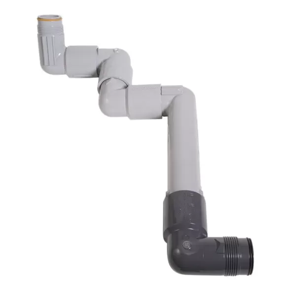1-1/2" x 1-1/4" Reducing Acme x Acme 1-1/2" x 12" Light Gray Swing Joint | RBGSJ12125R3ST
