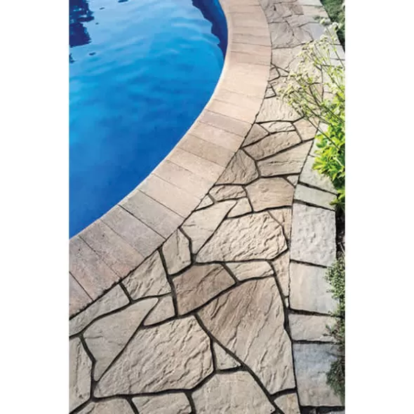 Techo-Bloc Wall Cap, 12" x 6" Bullnose | 000385