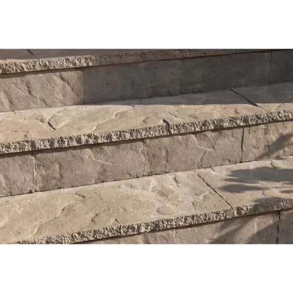 Techo-Bloc Cap, 1-3/4" X 14" X 16" Chestnut Brown Overlay Venetian Slate | 000472