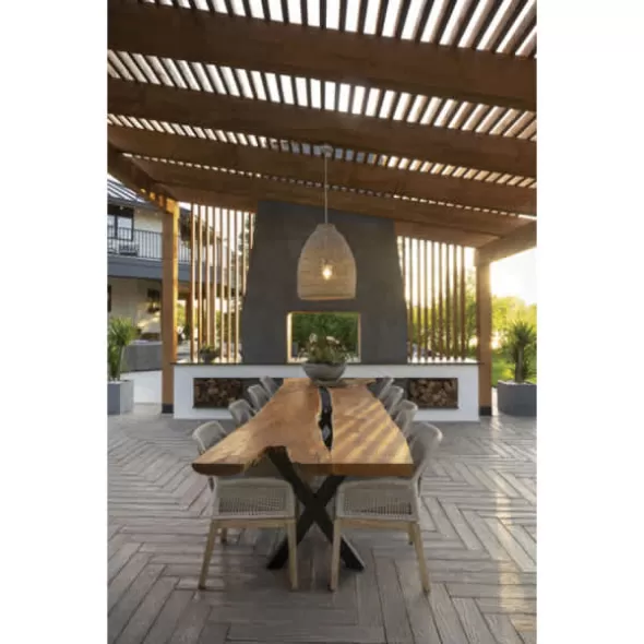 Techo-Bloc Borealis Patio Slab, 2-1/4" x 5" x 30", Smoked Pine | 000730