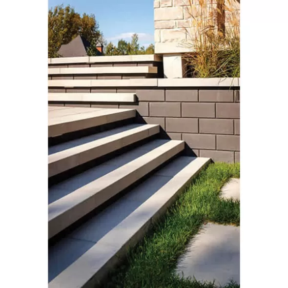 Techo-Bloc Wall Cap, 2-3/8" x 14" x 28" Double Sided Raffinato | 004675
