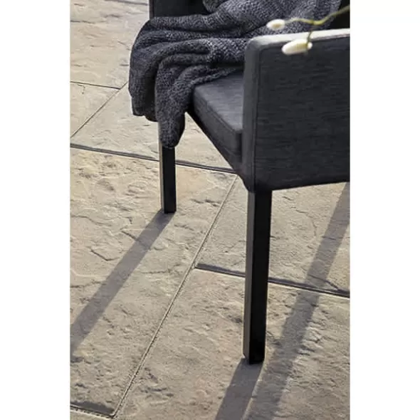Techo-Bloc Blu Grande HD² Slate Patio Slab, 19-1/2" x 32-1/2", Champlain Grey | 005531