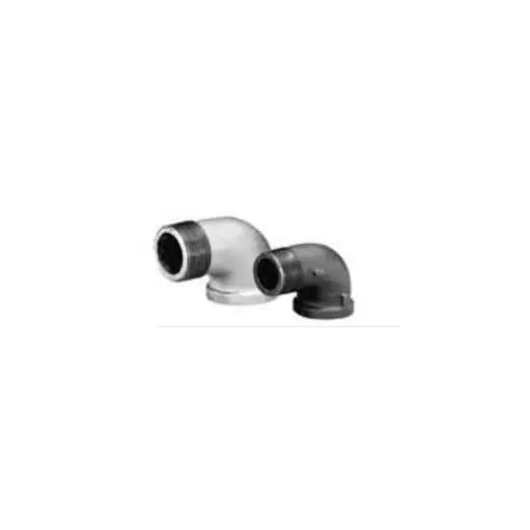 3" MNPT x FNPT Galvanized Malleable Iron 90 Degrees Street Elbow | TFG90ST030
