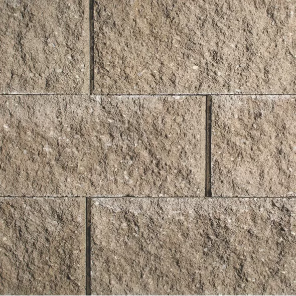 8" x 17.5" x 12" Sandstone Diamond Pro PS Legacy Wall | BEL16055029