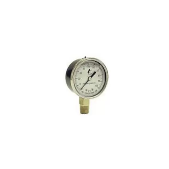 American Granby Pressure Gauge, 1/4" MIP EILPG Series Lead-Free Liquid Filled | AMGEILPG3024LNL