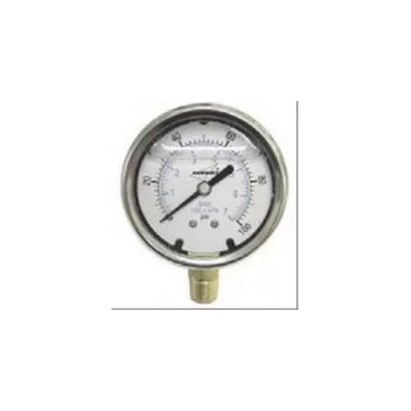 American Granby Pressure Gauge, 0 to 30 Hg 1/4" MIP ILCG Series Liquid Filled | AMGILCG360254L