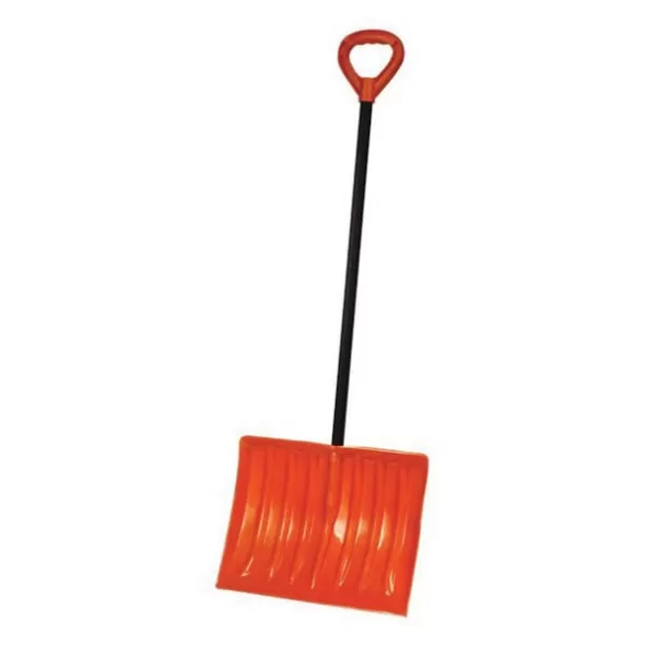 Extra Large D-Grip 50" x 17-7/8" Polyethylene Orange Snow Shovel | BGF1199