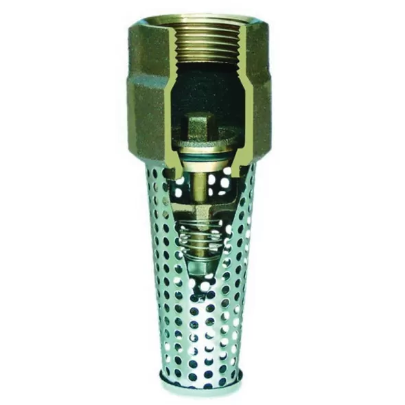 2" FNPT Lead-Free Silicon Bronze Cast 400 psi 400 SB Series Foot Valve | SIM457SB