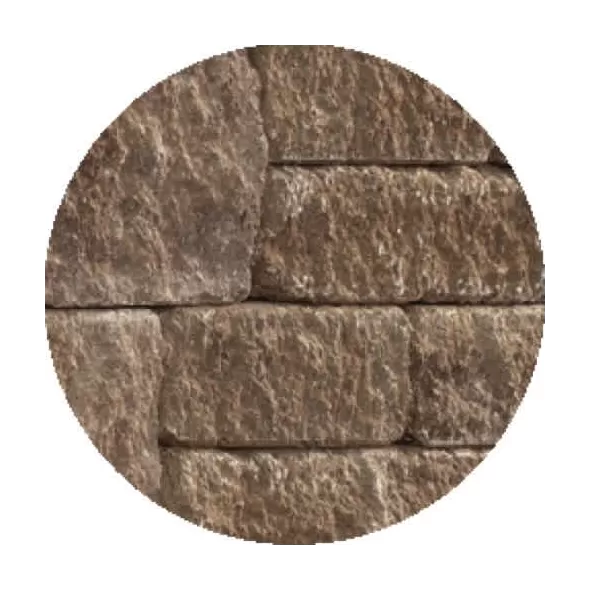 3" Chestnut Brown Mini-Creta Double Sided Wall | TBI000243