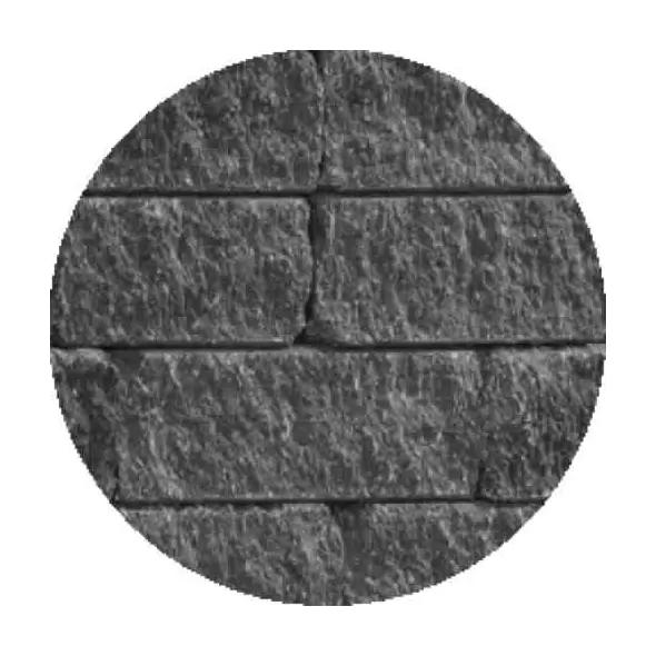 3" Chestnut Brown Mini-Creta Double Sided Wall | TBI000243