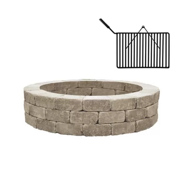 36" X 52" Granite Fire Pit Sunset Firepit Wall Unit |  RS-CON082