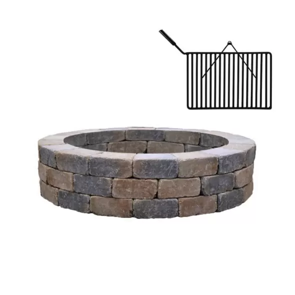 36" X 52" Granite Fire Pit Sunset Firepit Wall Unit |  RS-CON082