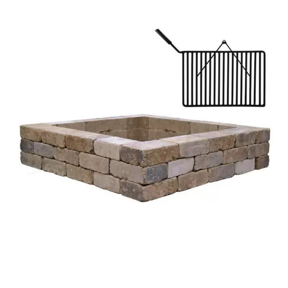 39" x 56" Sierra Fire Pit Sunset Firepit Wall Unit | UNPRSCON039