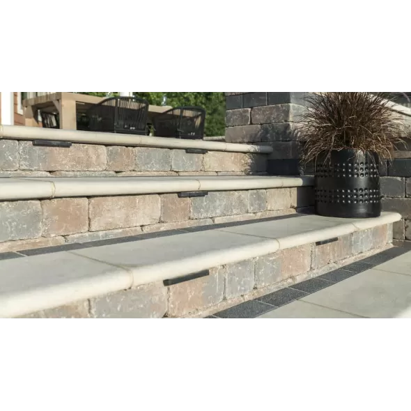 12" x 24" Buff Fullnose Coping Ledgestone Platinum Wall Block | UNP3211CS2414421
