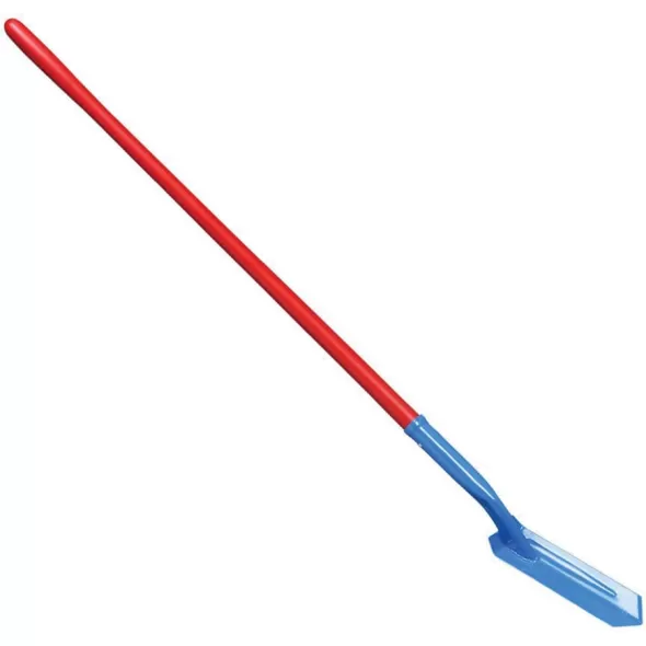 3" Steel Blade 13 ga 48" Fiberglass Handle 28 Degrees Angle Head Trench Digging Shovel | CORSS64333