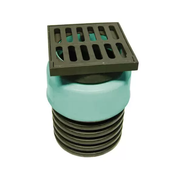 ADS Nyloplast Drain, Inline PVC with Grate 12" x8" | DFD2712AG8N