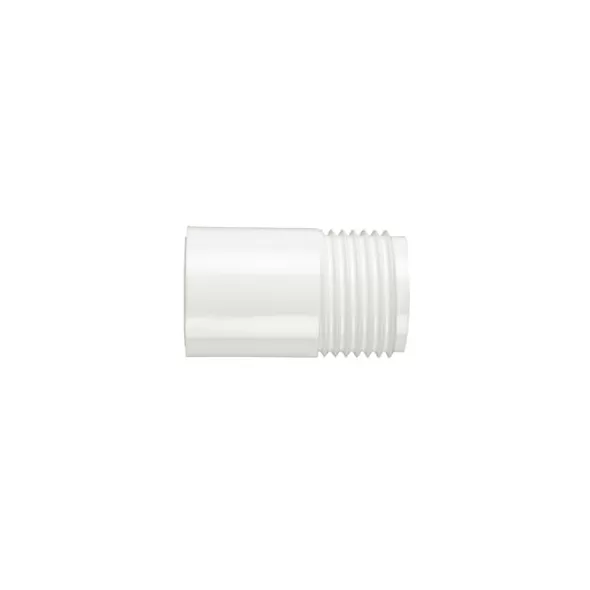 3/4" x 1/2" MHT x Slip White PVC Irrigation Hose Adapter