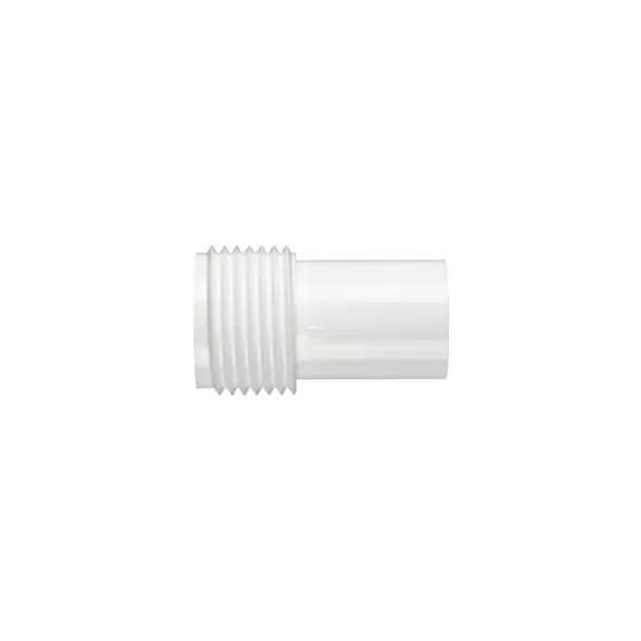 3/4" x 1/2" MHT x Spigot White PVC Irrigation Hose Adapter