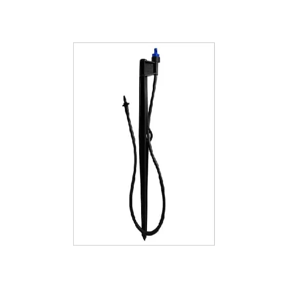 0.195" Barb Black 24" Clip Stake Assembly | MXJBSK24B