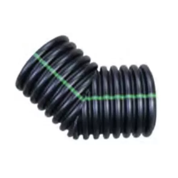 ADS Elbow, Plain-End HDPE 45 Degrees Degrees Dual Wall Fabricated Black 24" | DFD2497AN