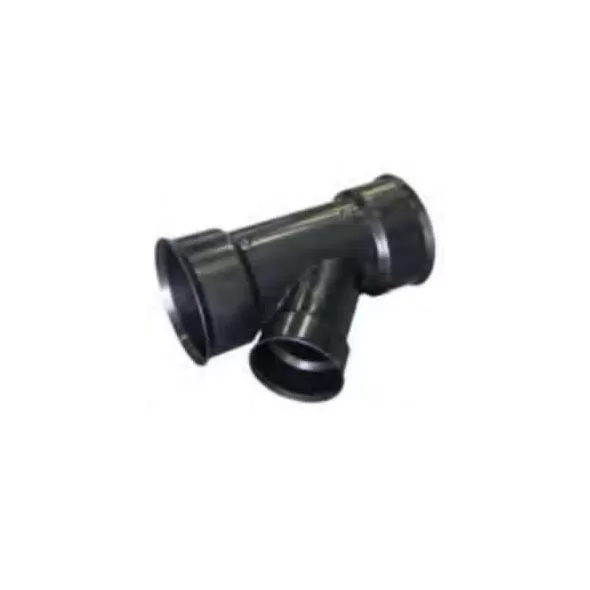 ADS Soiltight Wye, Bell-End HDPE 45 Degrees Degrees Dual Wall Injection Molded N-12, Black 6" x 6" x 4" | DFD680ST