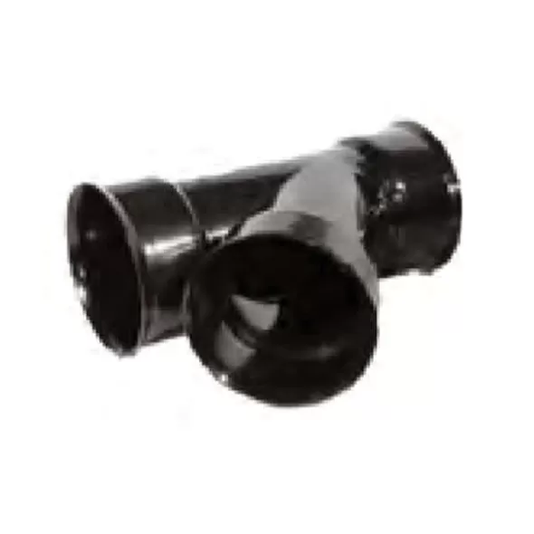 ADS Watertight Wye, Bell-End HDPE 45 Degrees Degrees Dual Wall Injection Molded Black 8" | DFD882WT