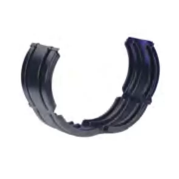 30" Split Black HDPE Dual Wall Band Coupler | DFECP300